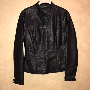 Black Rivet leather jacket